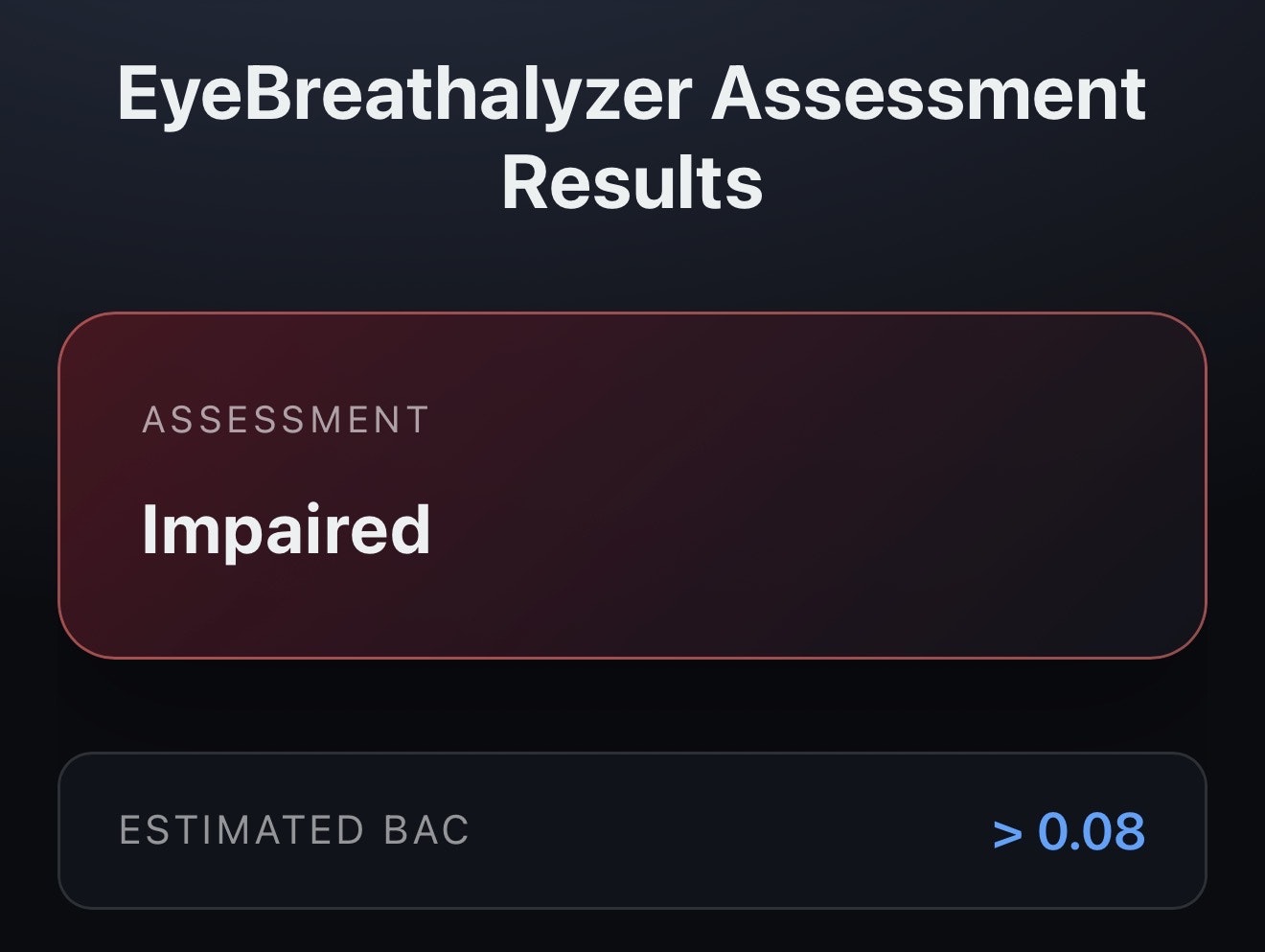 EyeBreathalyzer gallery image