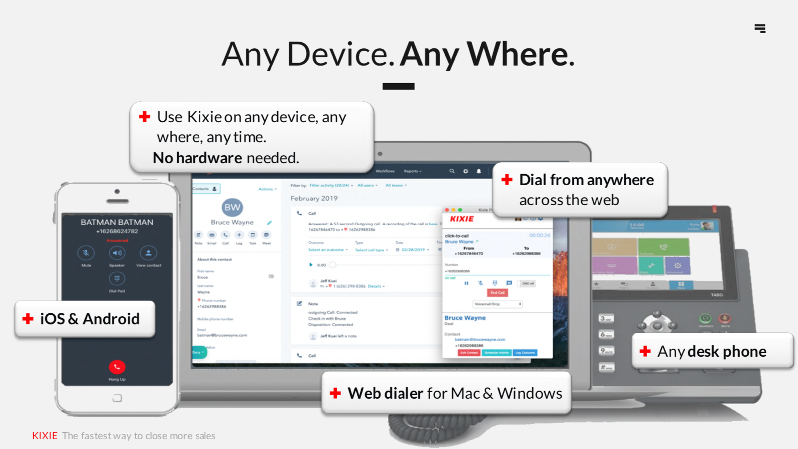 Kixie for HubSpot gallery image