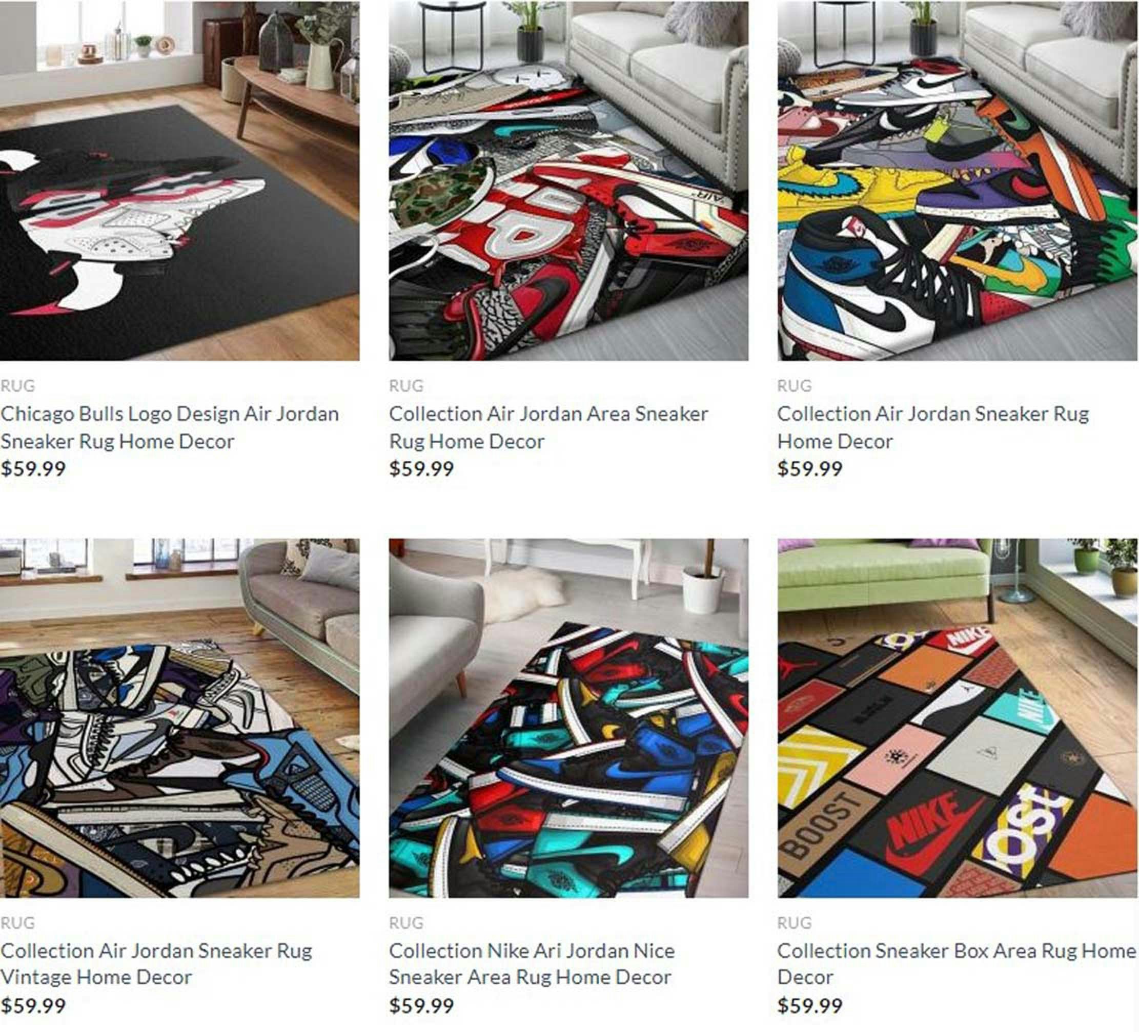 Sneaker rug