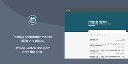 React.js Videos gallery image