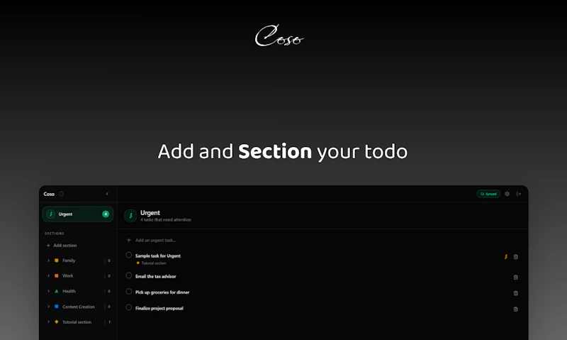 Coso screenshot 2