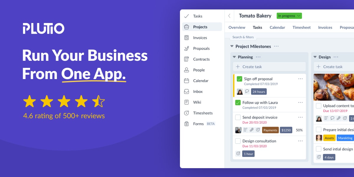 Plutio One App To Manage Your Entire Small Business Product Hunt