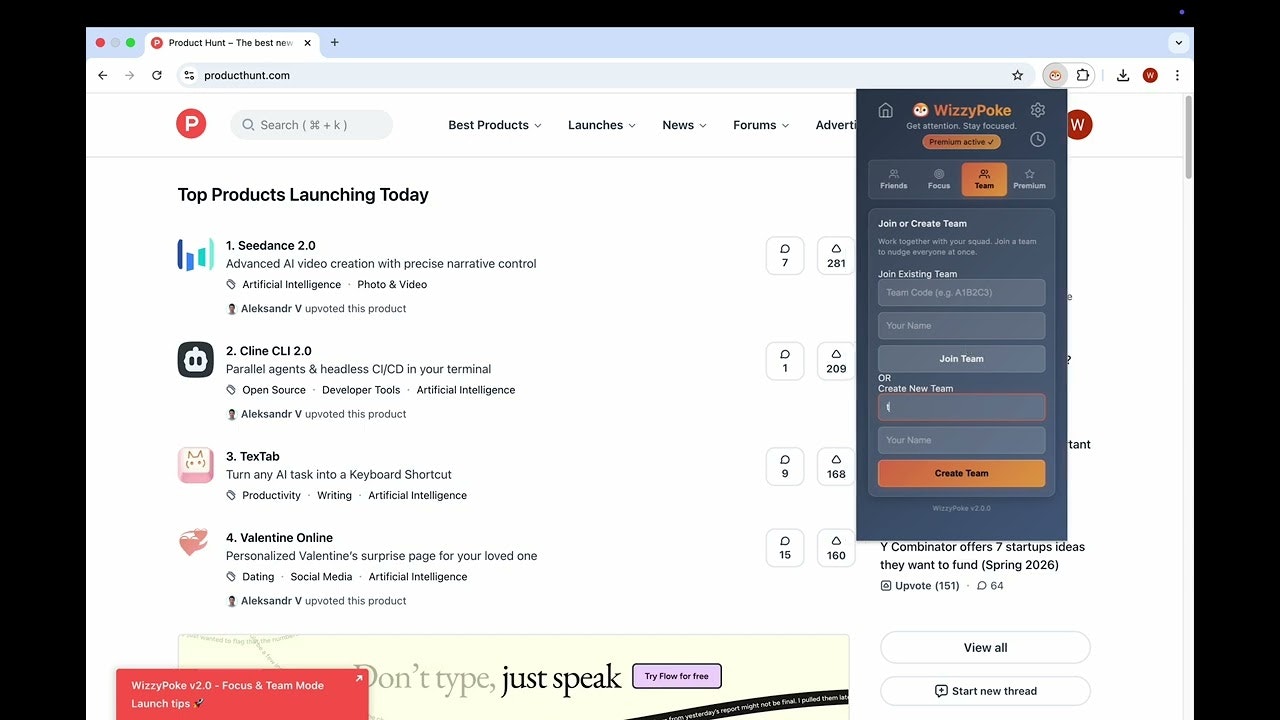 WizzyPoke v2.0 - Focus & Team Mode gallery image