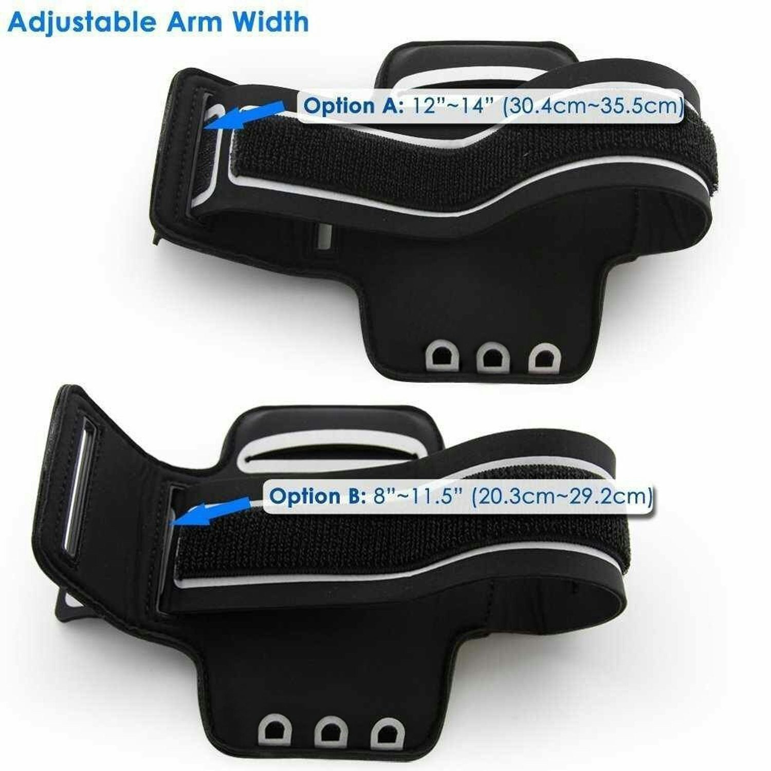 Water Resistant Cell Phone Armband: 5.2 Inch Case for iPhones, and Galaxy S5, Google Pixel gallery image