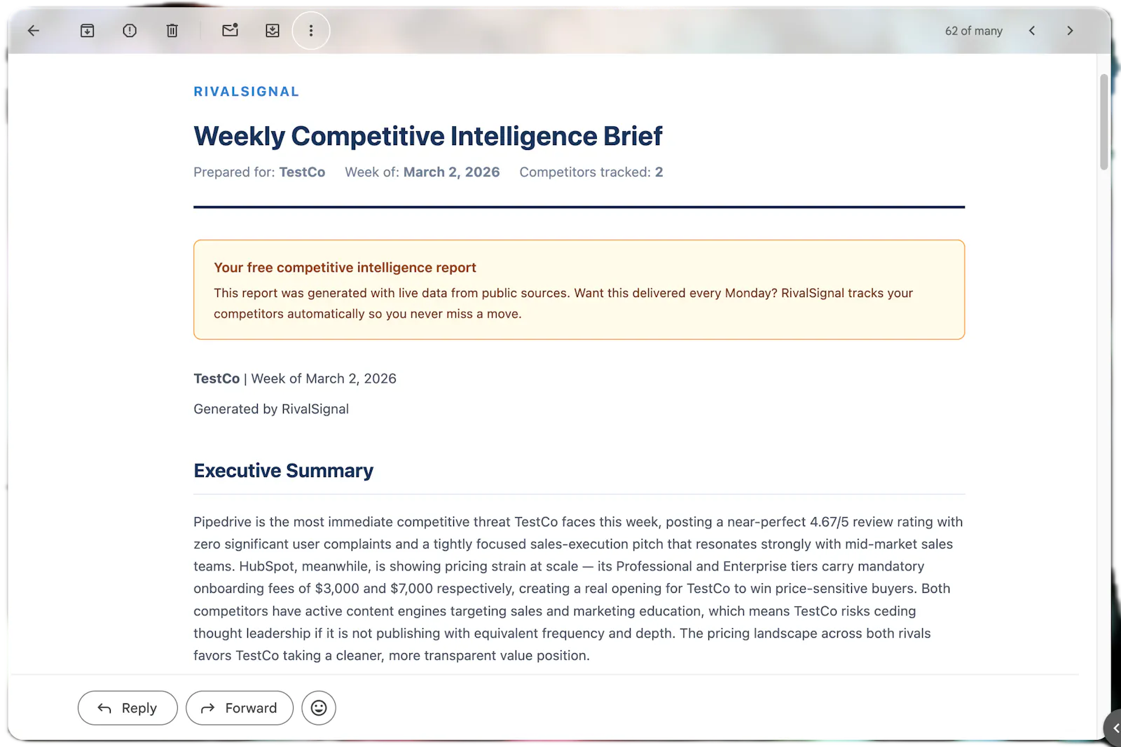 RivalSignal screenshot 3