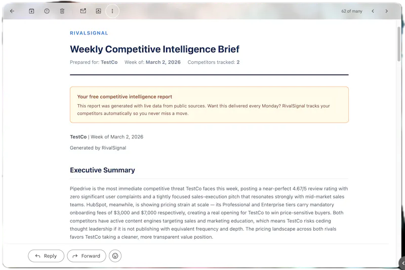 RivalSignal screenshot 3