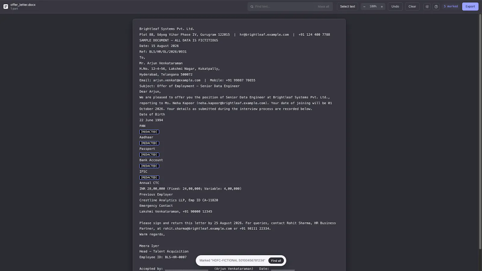maskyourdocs screenshot 3