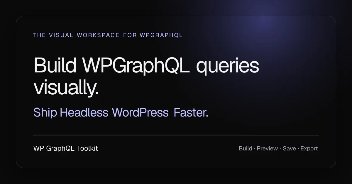 WP Headless Toolkit For GraphQL gallery image