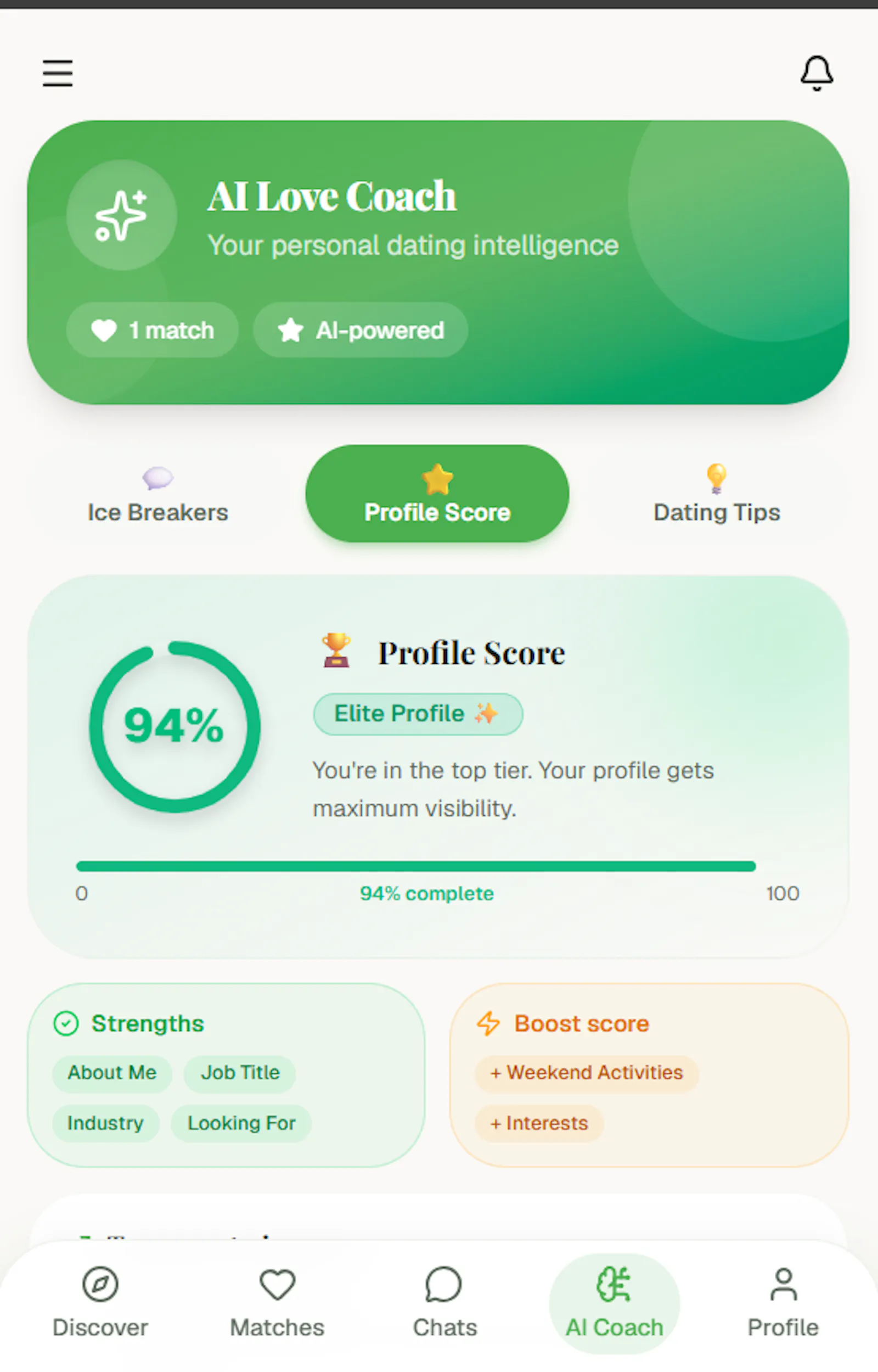 AI Dating App screenshot 7
