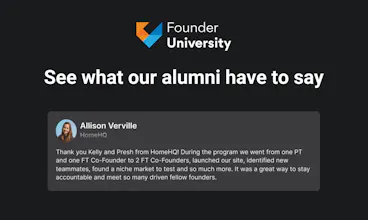 Founder University gallery image