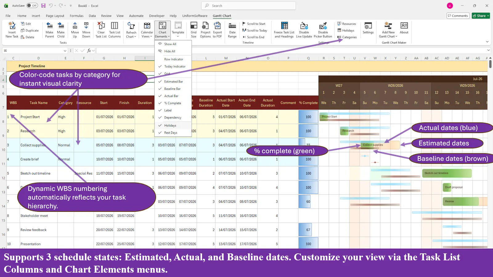 Timeline & Project Planner screenshot 5