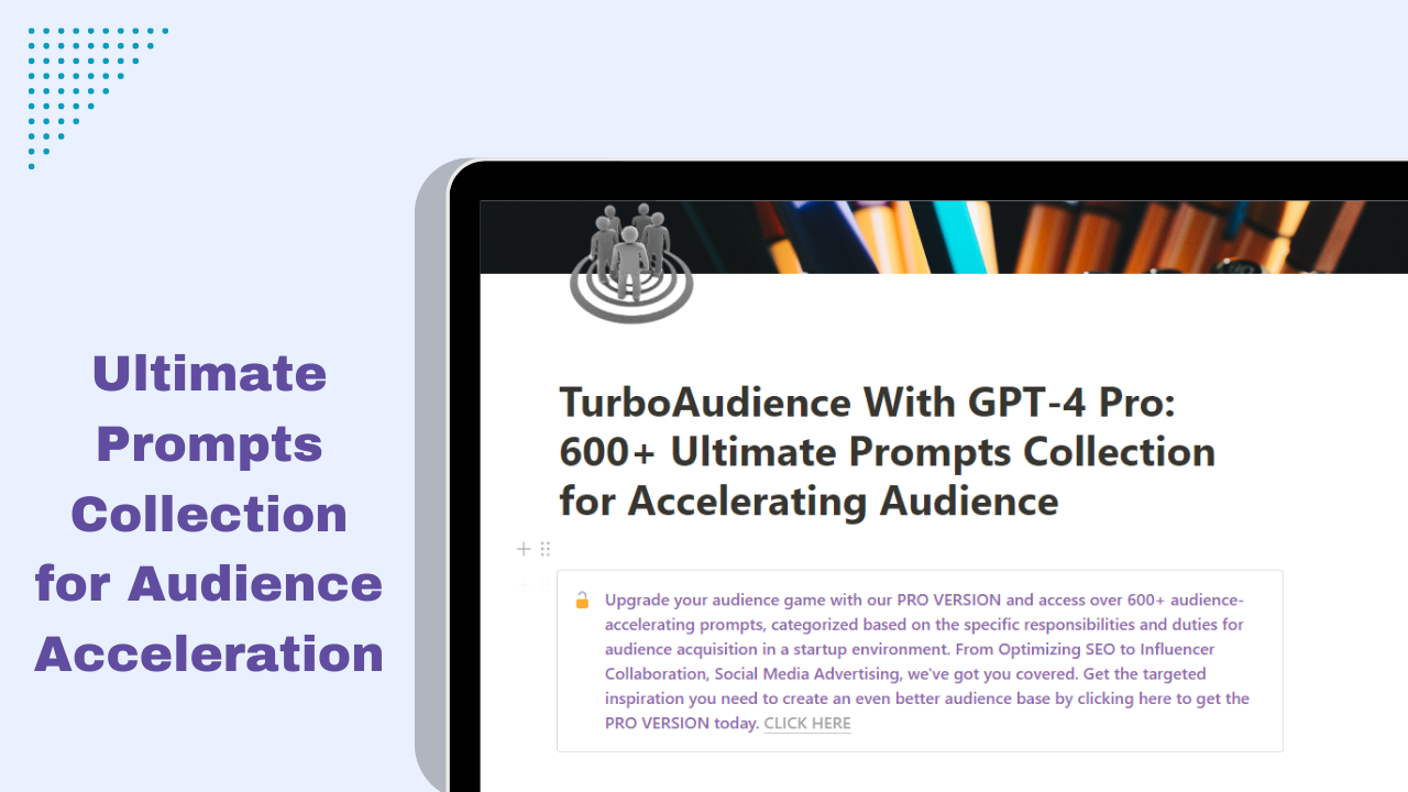 TurboAudience With GPT-4 - Propel your business with powerful prompts media 3