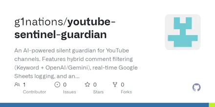 YouTube Sentinel: AI-Powered Guardian gallery image