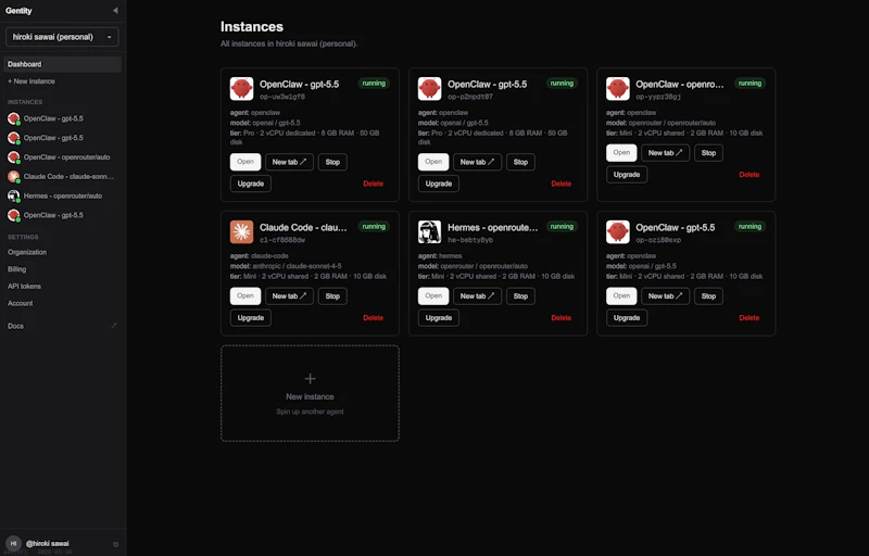 Gentity screenshot 2