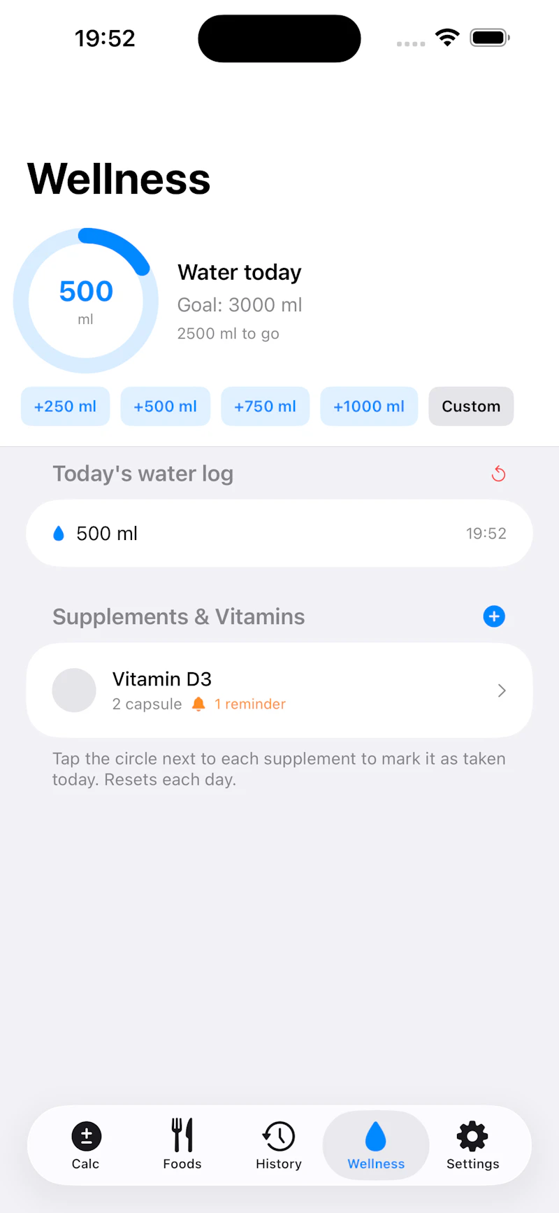 FuelCalc: Macro & Calorie Log screenshot 5