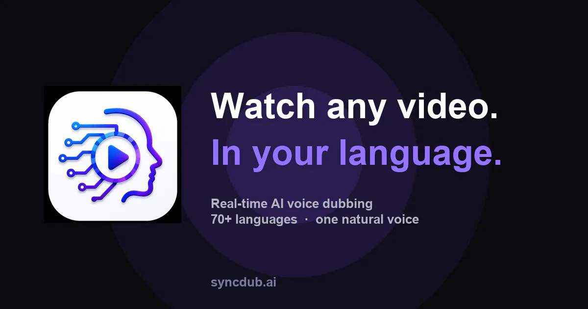 SyncDubAI gallery image
