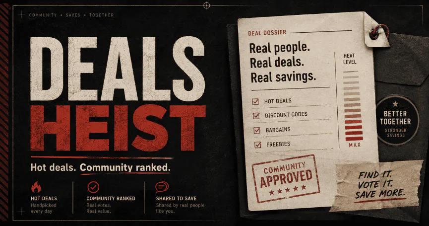 Deals Heist — Hot deals, voucher codes gallery image