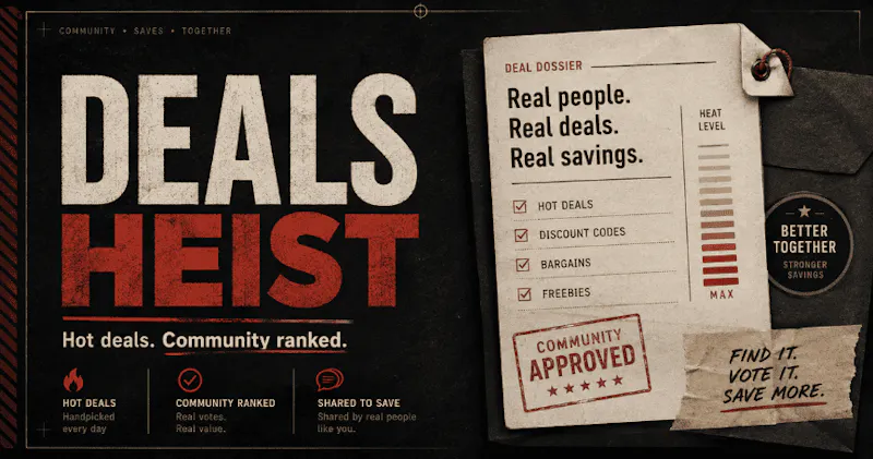 Deals Heist — Hot deals, voucher codes screenshot 2