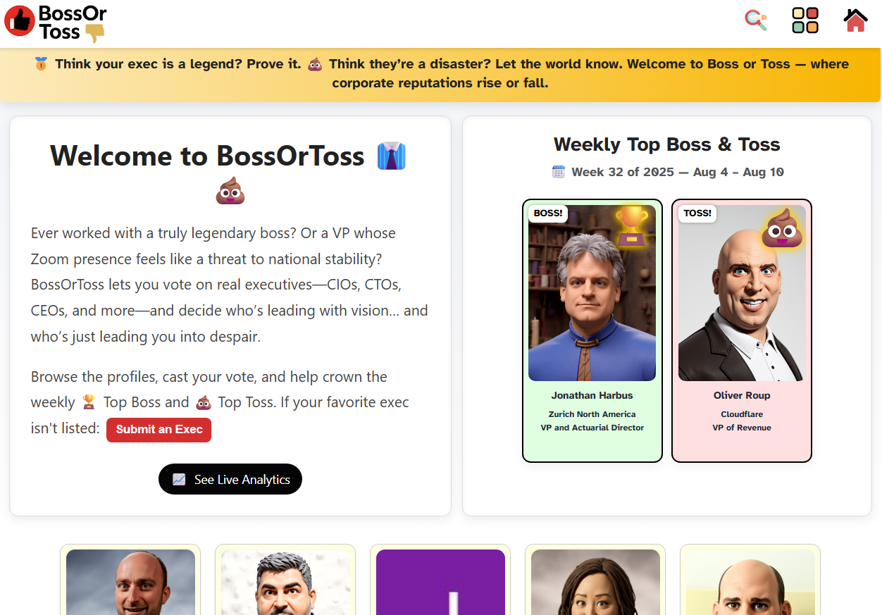 Boss or Toss