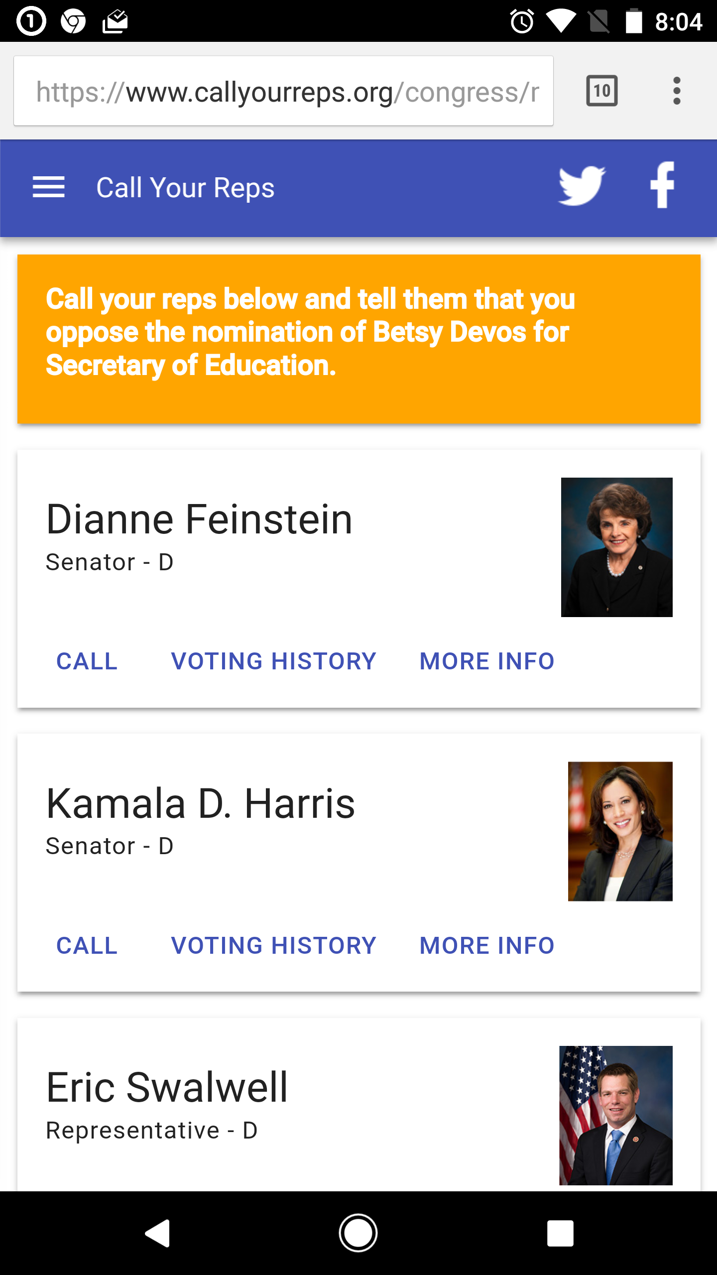 Call Your Reps gallery image