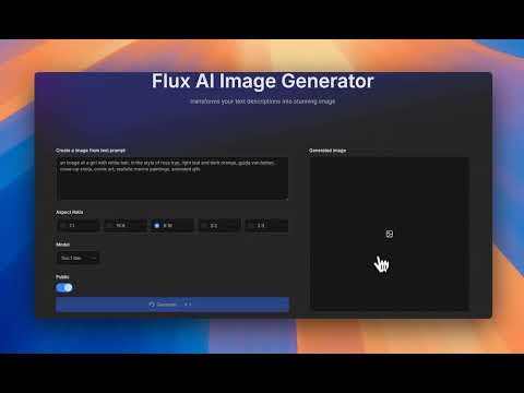Flux AI Image Generator gallery image