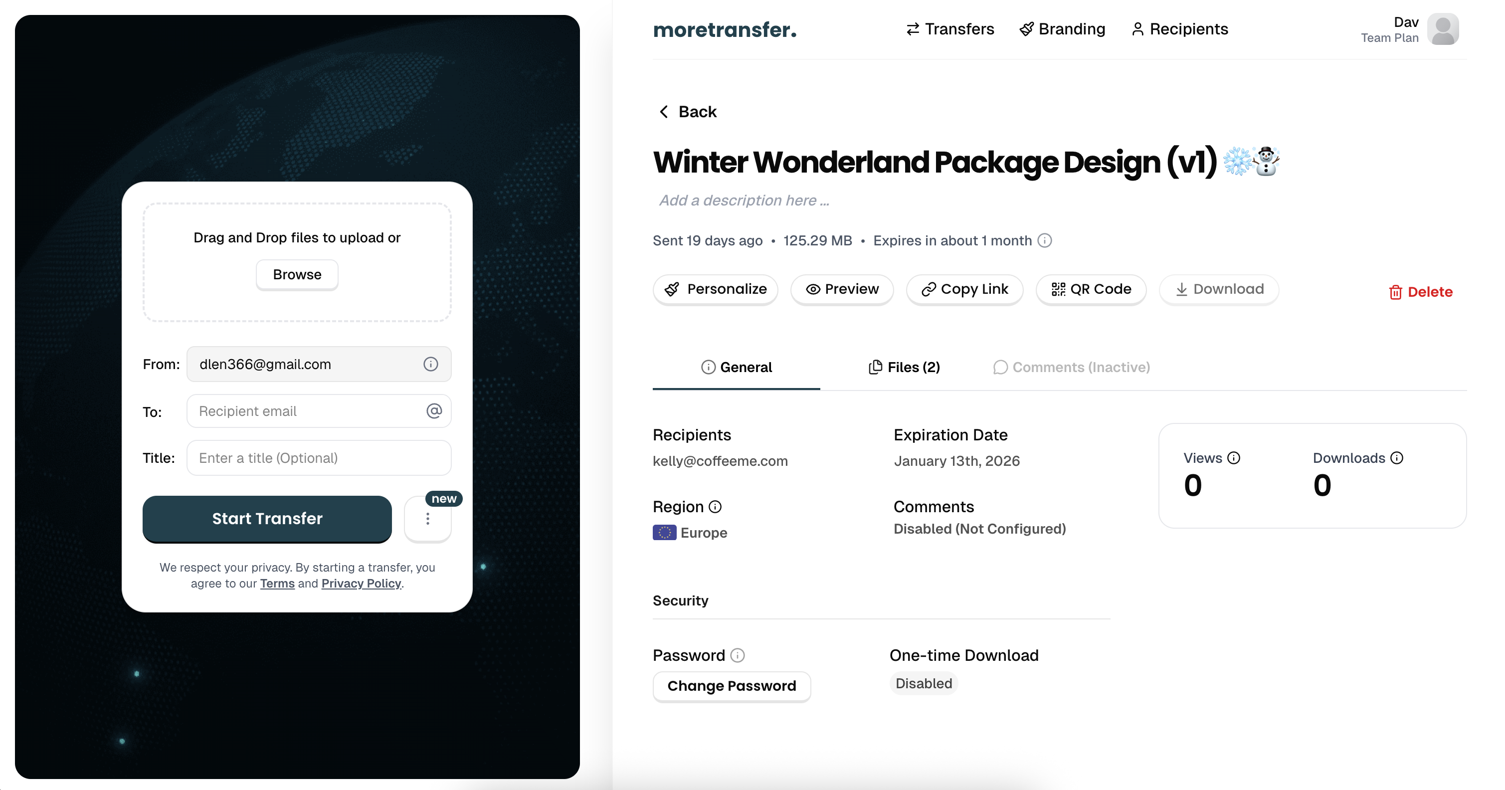 MoreTransfer - Screenshot 4 showing product features and functionality