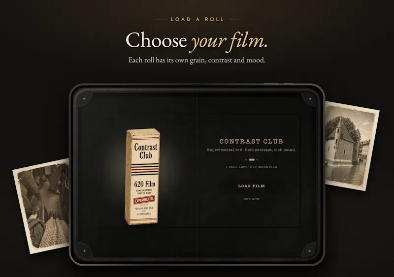 Luminette: A 1920s Camera for iPhone Duo screenshot 5