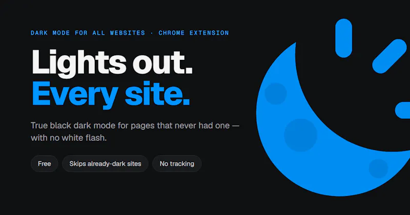 GoDarkMode screenshot 1