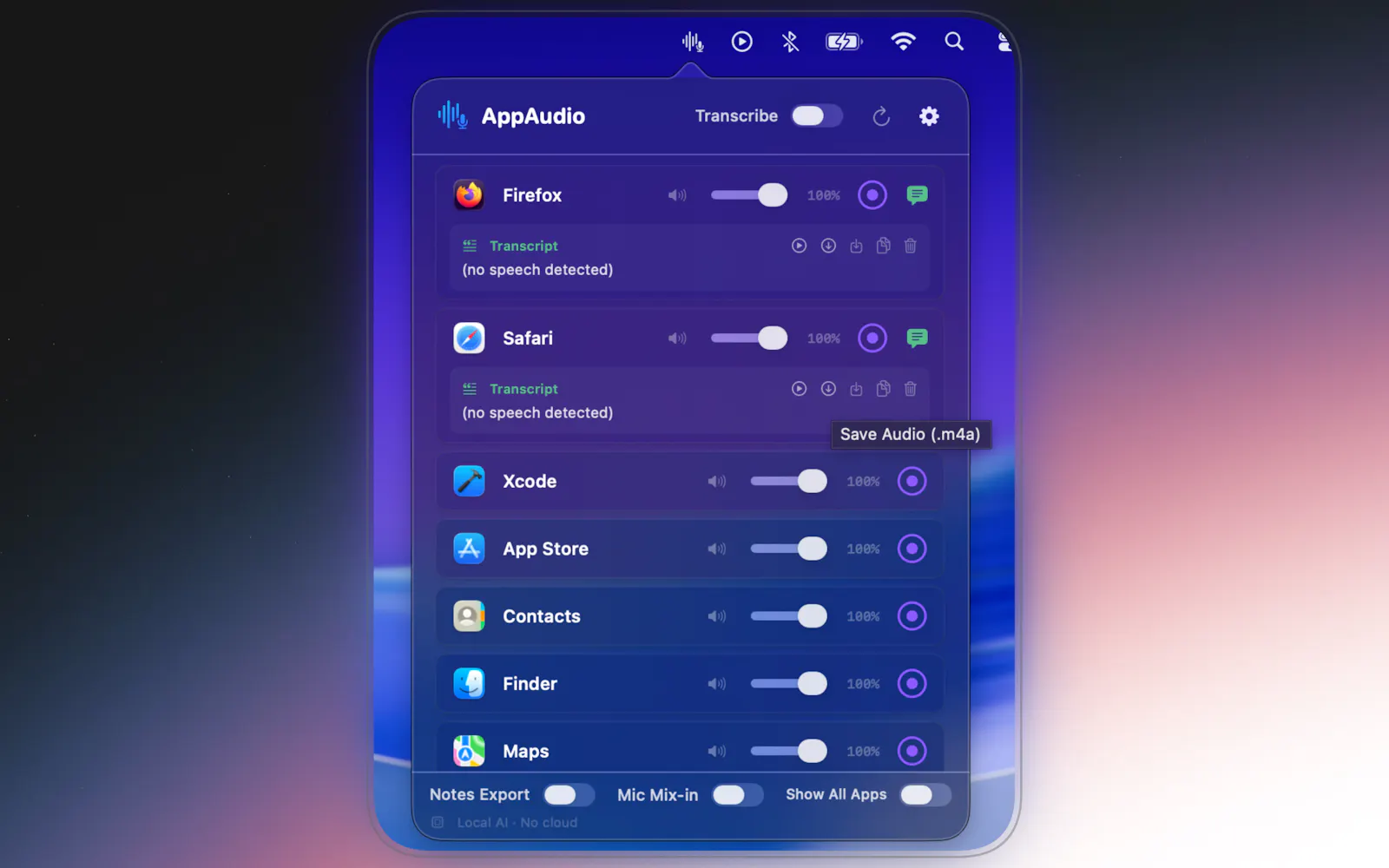AppAudio: Record & Transcribe screenshot 5