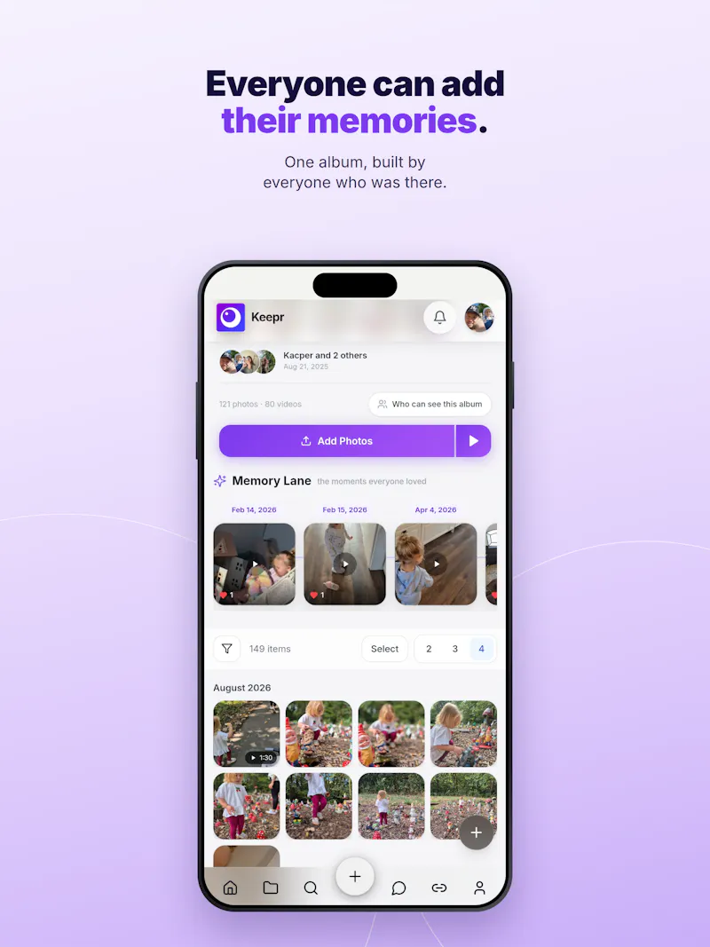 Keepr Circle, Private Family Photo Share screenshot 3