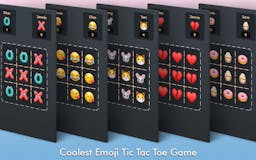 Tic Tac Toe Emoji - Online & Offline media 1