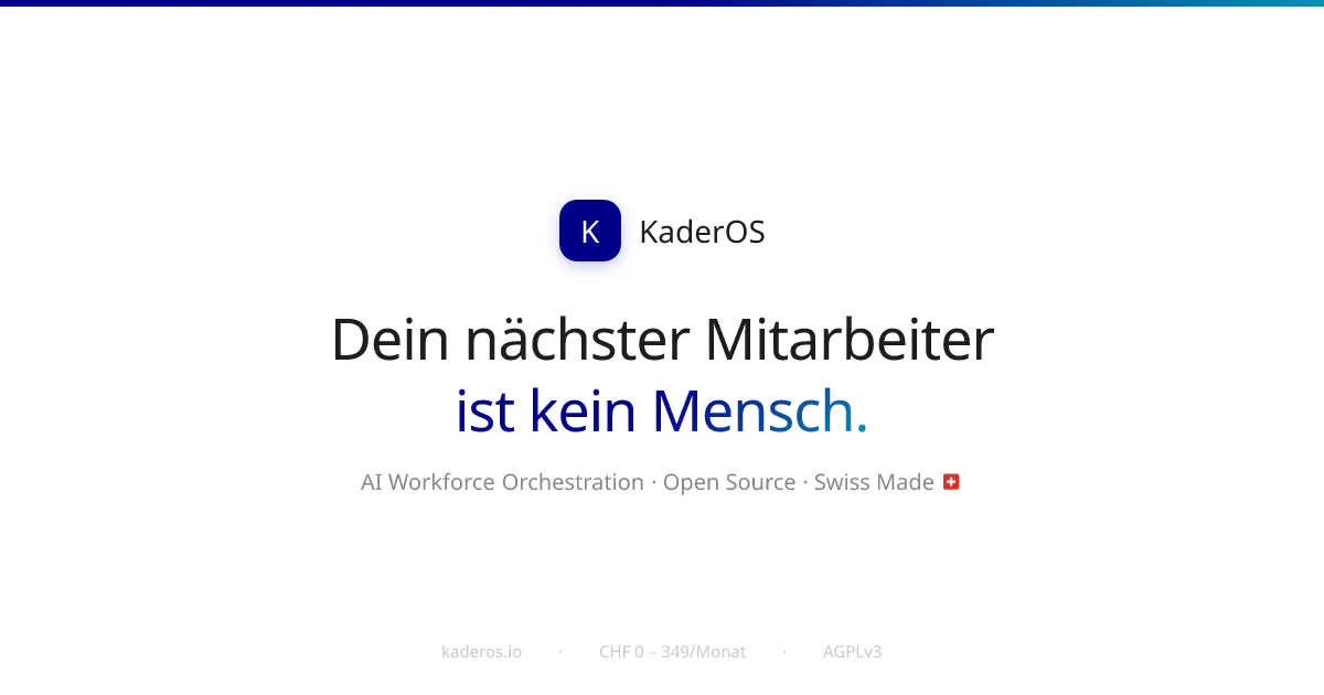 KaderOS product banner
