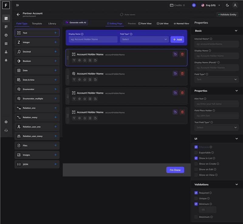 FAB Builder gallery image