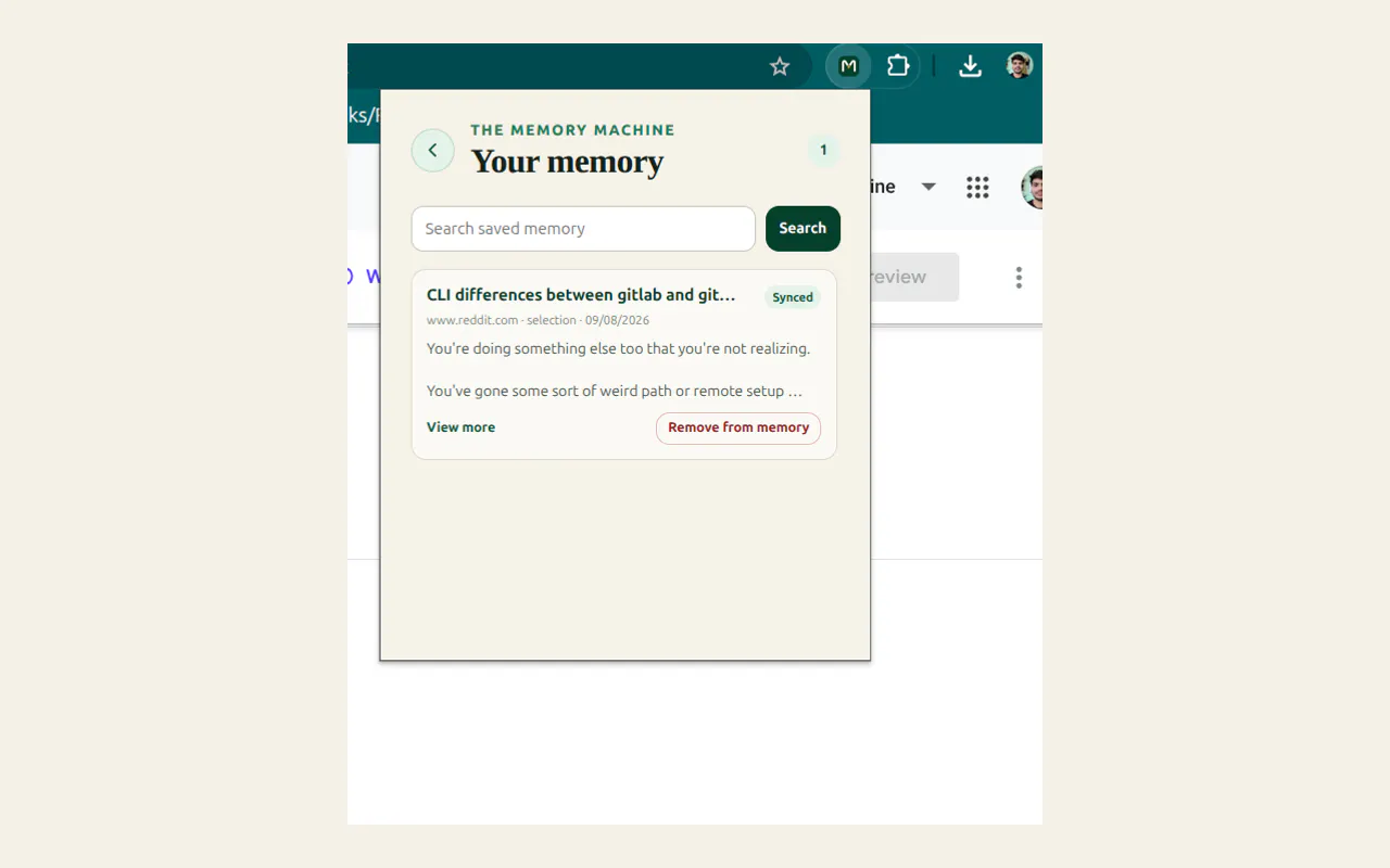 The Memory Machine gallery image