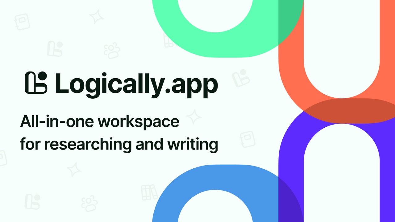 Logically.app - AI -werkruimte voor onderzoek en schrijven media 1