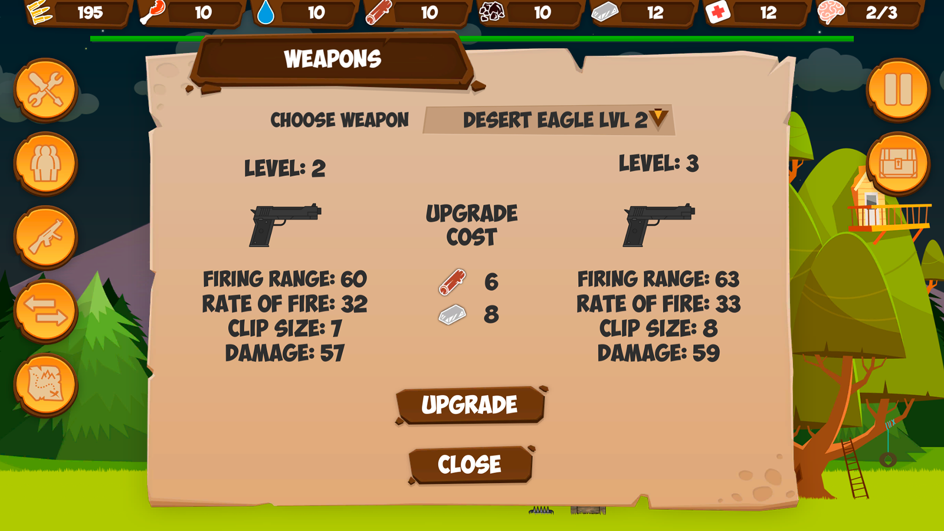 Zombie Forest HD. Funny cartoon survival gallery image