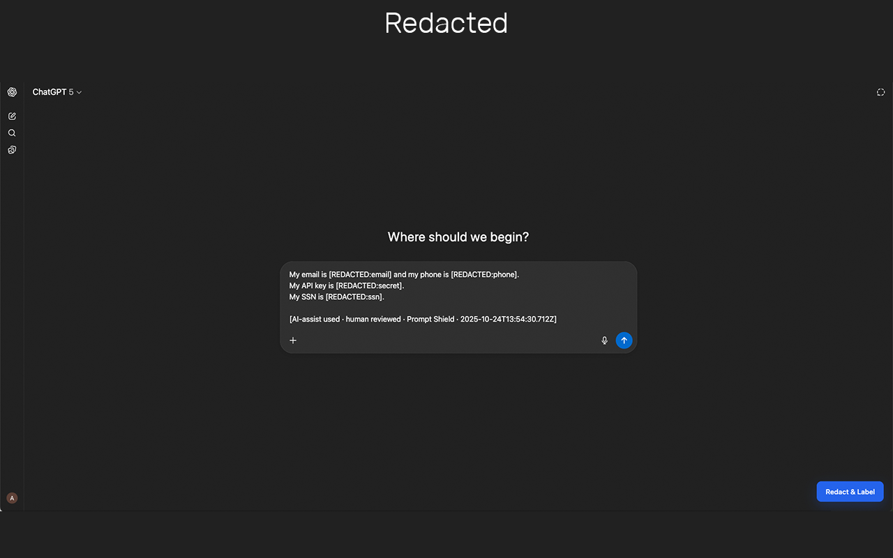 Prompt Shield gallery image