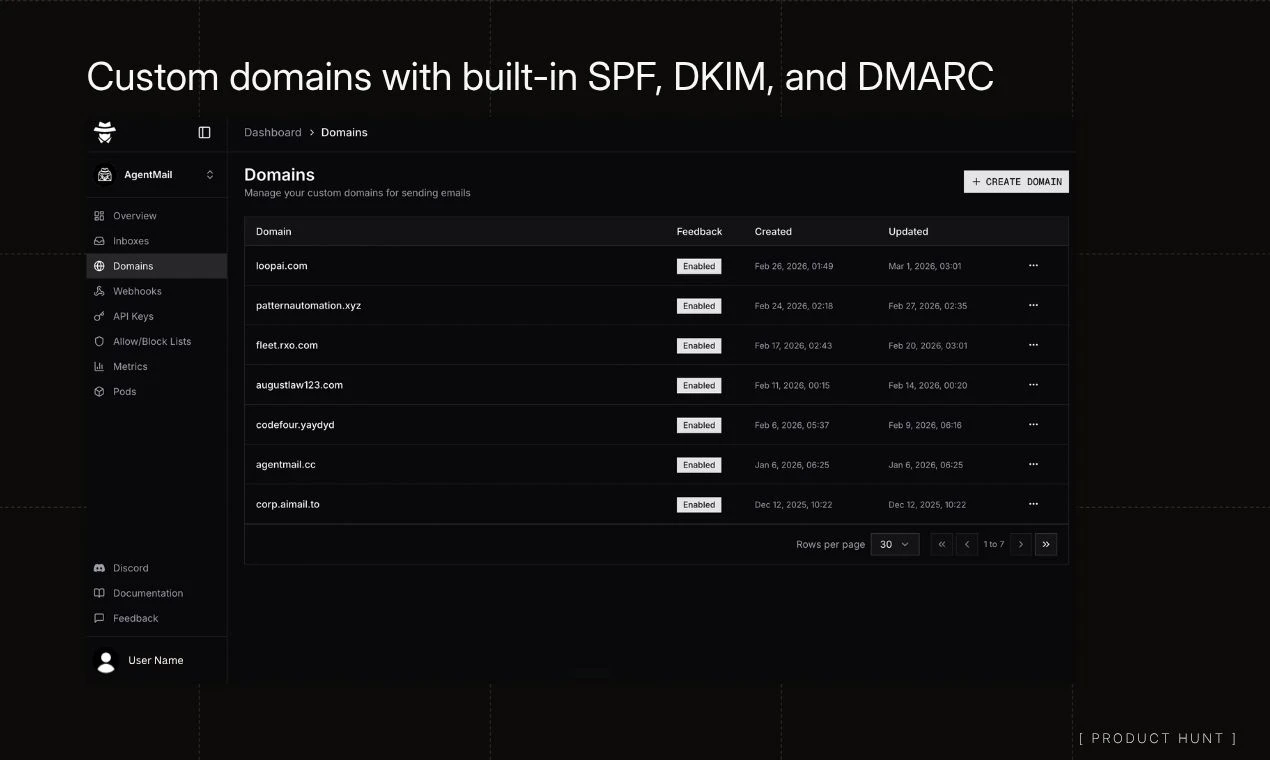 AgentMail screenshot 4