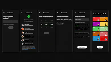 Spotify Redesign gallery image