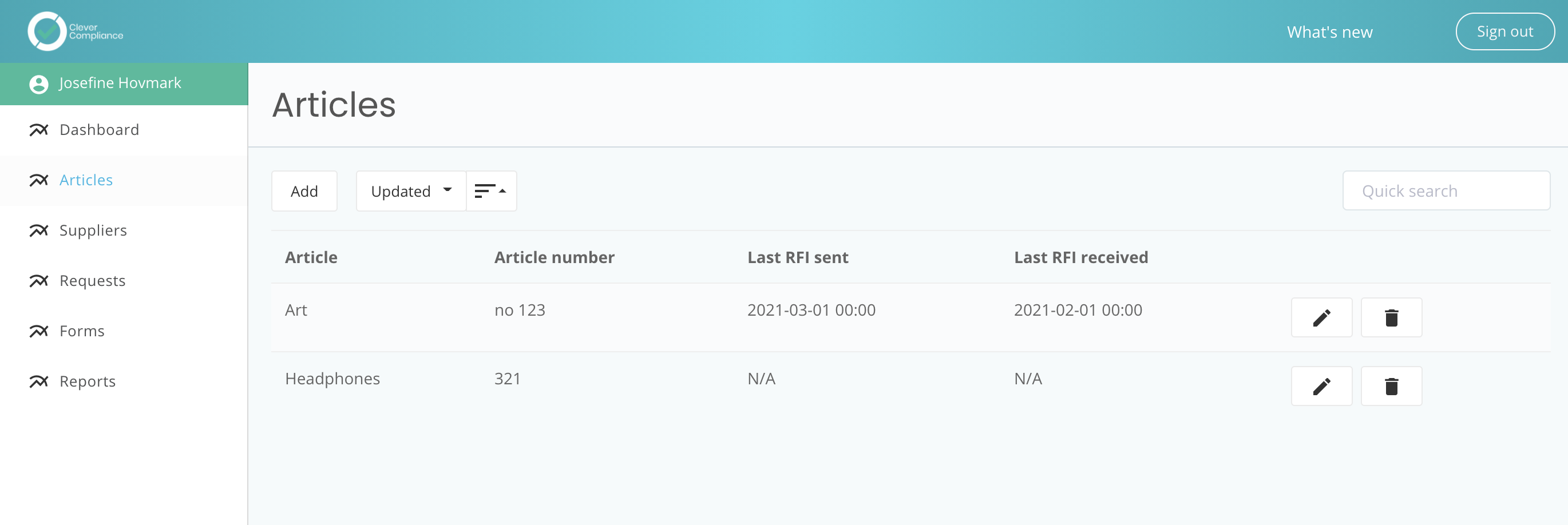 Supplier Compliance Software