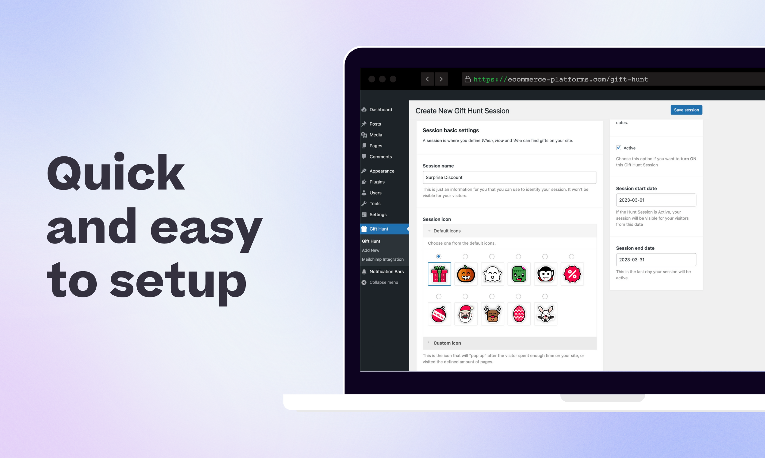 Media Memburu hadiah - Plugin WordPress untuk kejutan tersembunyi dan perburuan hadiah 2