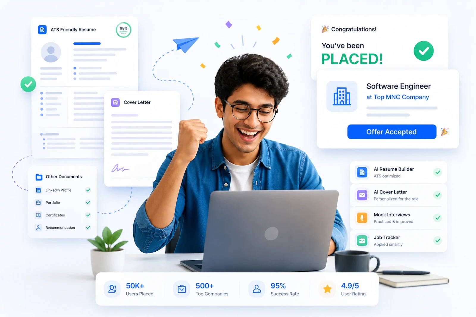 Land your dream job with AI career tools screenshot 1