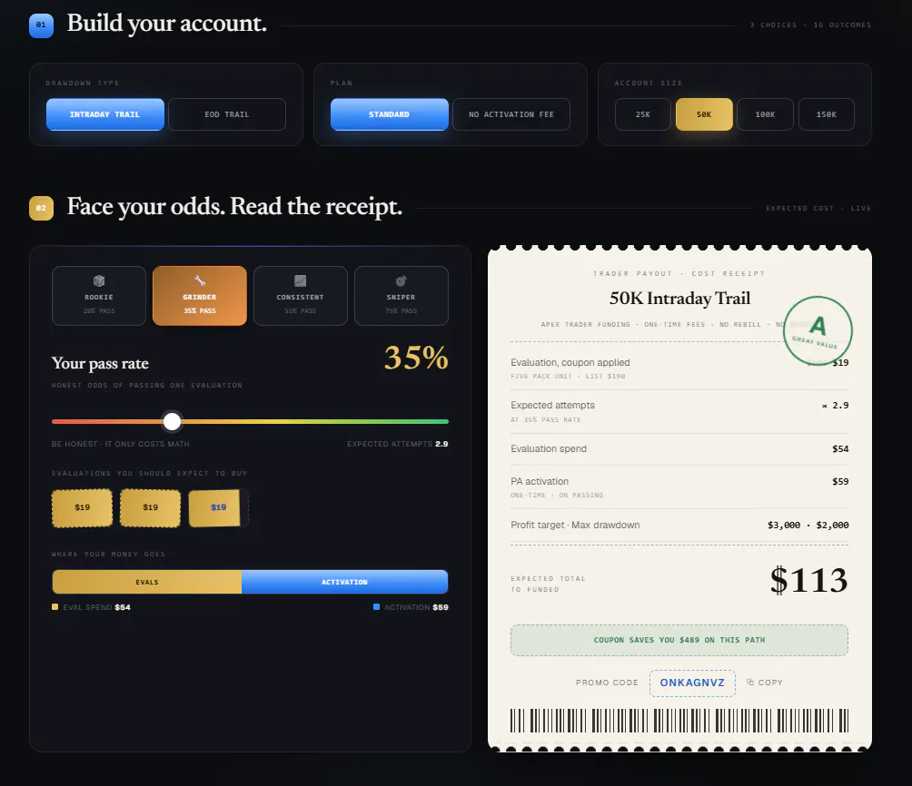 Apex Cost Calculator gallery image