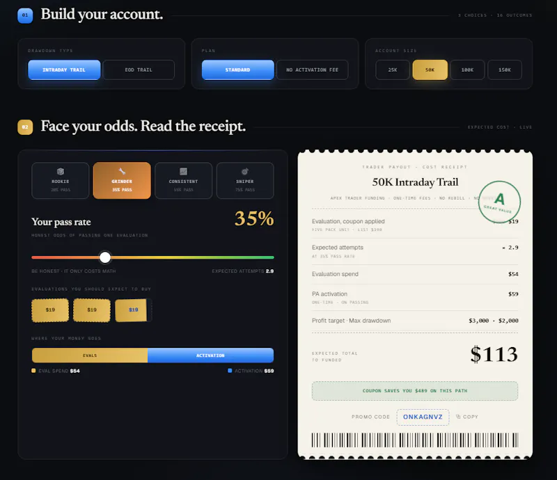 Apex Cost Calculator screenshot 2
