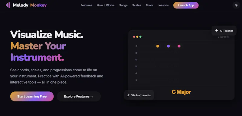Melody Monkey screenshot 2