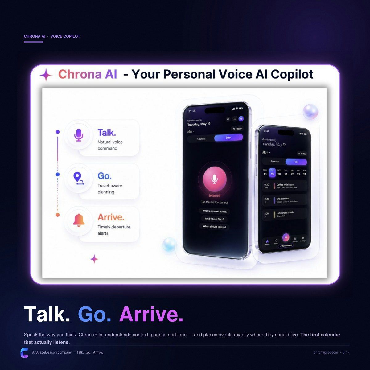 ChronaPilot — Never be late again. gallery image