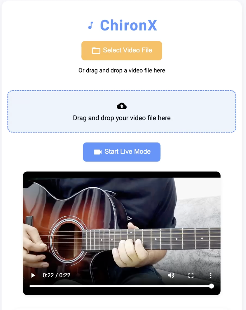 Chironx - Huấn luyện viên guitar AI media 1