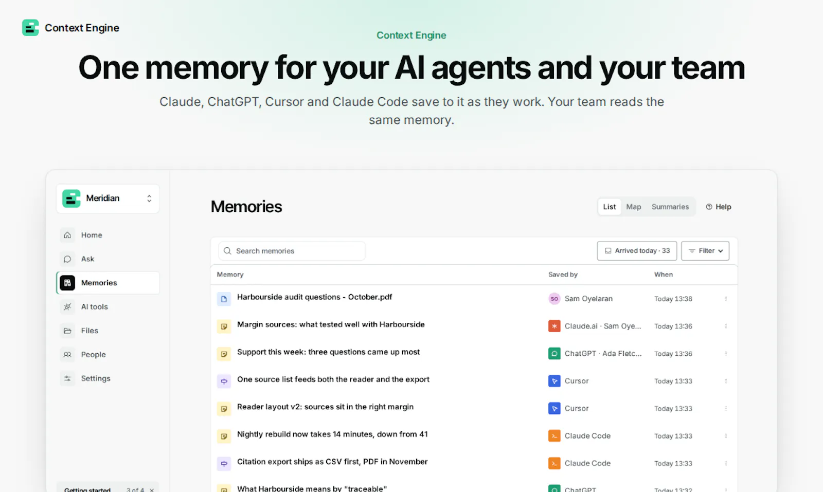 Context Engine screenshot 2