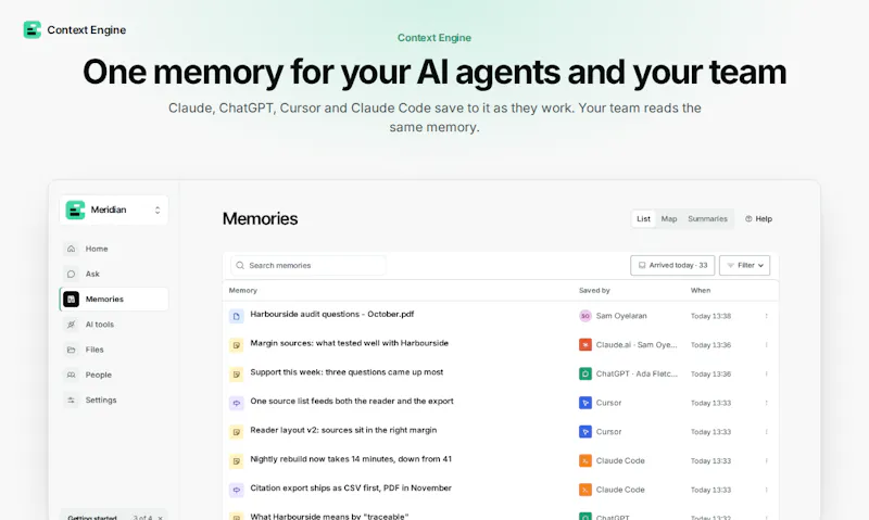 Context Engine screenshot 2
