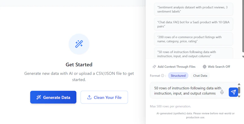 DataCreator AI screenshot 4
